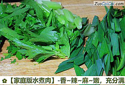 家庭版水煮肉做法第三步骤