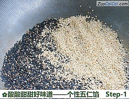 酸酸甜甜好味道——个性五仁馅做法第一步骤