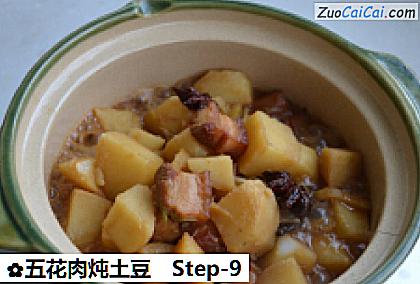 五花肉炖土豆成品图1