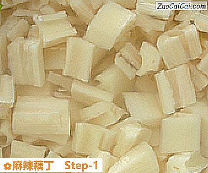 麻辣藕丁做法第一步骤