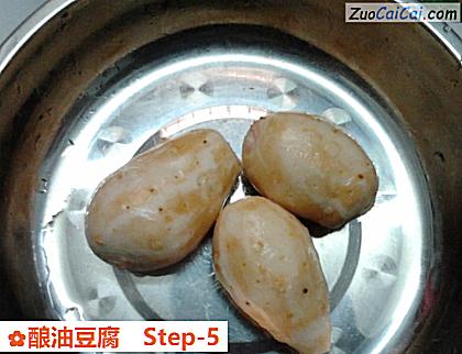 酿油豆腐做法第五步骤
