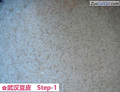 武汉豆皮做法第一步骤