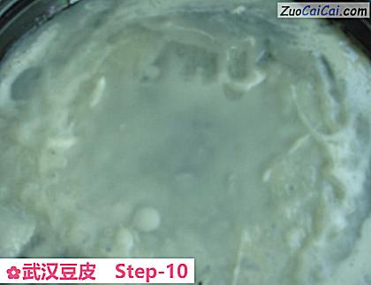 武汉豆皮做法第十步骤