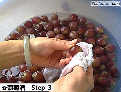 葡萄酒做法第三步骤