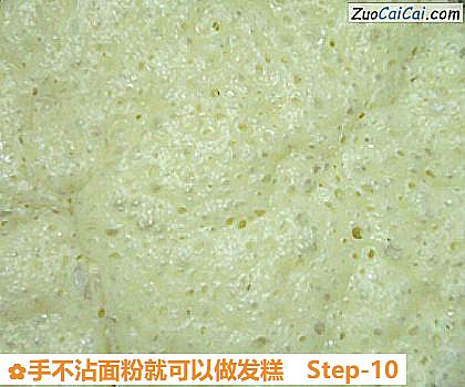 手不沾面粉就可以做发糕做法第十步骤