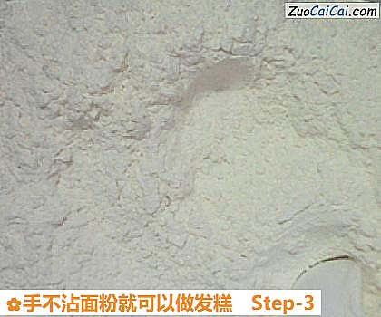 手不沾面粉就可以做发糕做法第三步骤