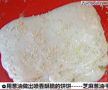 用葱油做出喷香酥脆的饼饼做法第十步骤