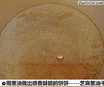 用葱油做出喷香酥脆的饼饼做法第三步骤