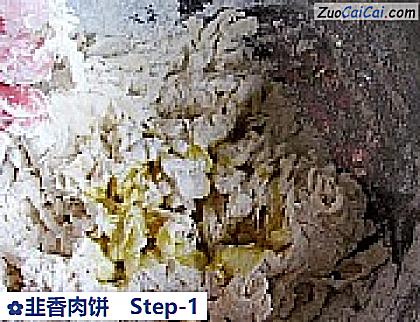 韭香肉饼做法第一步骤