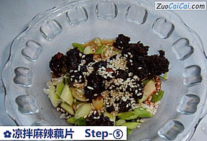 凉拌麻辣藕片做法第五步骤