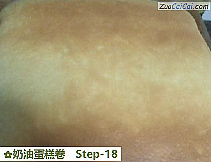 奶油蛋糕卷做法第十八步骤