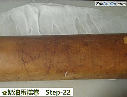 奶油蛋糕卷成品图1