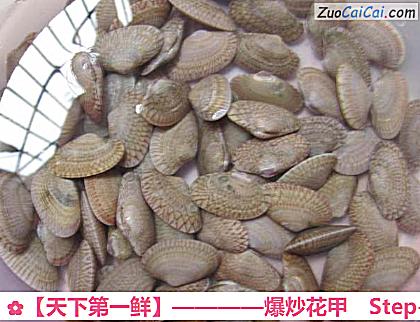 爆炒花甲做法第一步骤