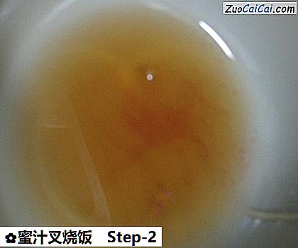 蜜汁叉烧饭做法第二步骤