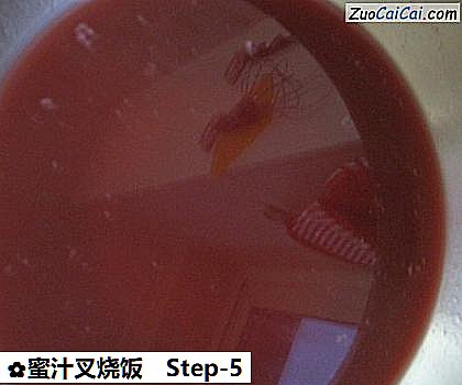 蜜汁叉烧饭做法第五步骤