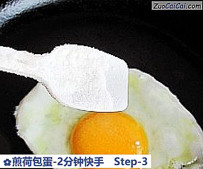 煎荷包蛋-2分钟快手做法第三步骤