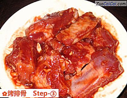 烤排骨做法第三步骤