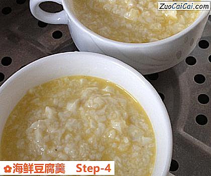 海鲜豆腐羹做法第四步骤