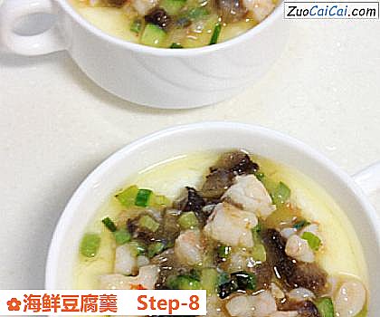 海鲜豆腐羹做法第八步骤