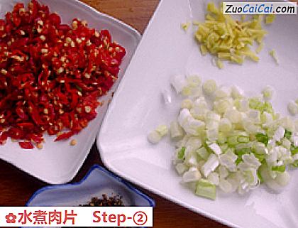 水煮肉片做法第二步骤