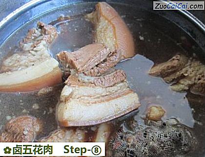 卤五花肉做法第八步骤