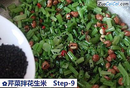 芹菜拌花生米成品图1