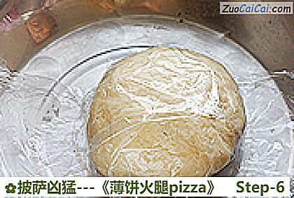 -薄饼火腿pizza做法第六步骤