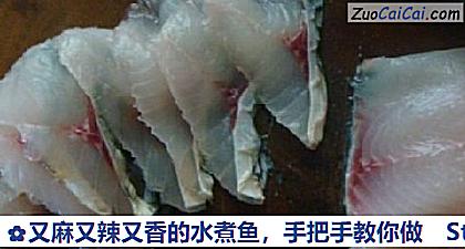 又麻又辣又香的水煮鱼,手把手教你做做法第五步骤