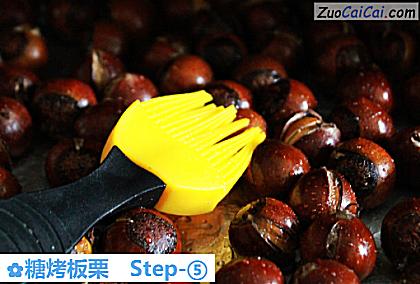 糖烤板栗做法第五步骤