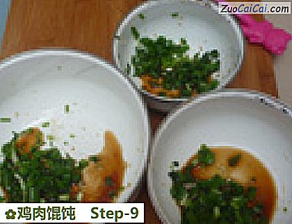 鸡肉馄饨做法第九步骤