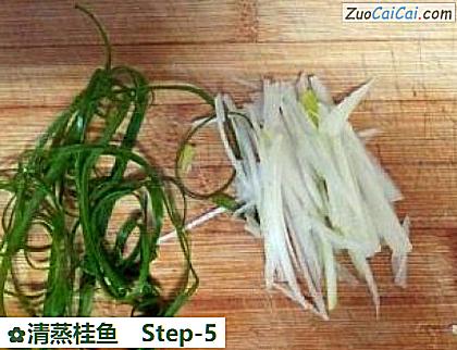 清蒸桂鱼做法第五步骤