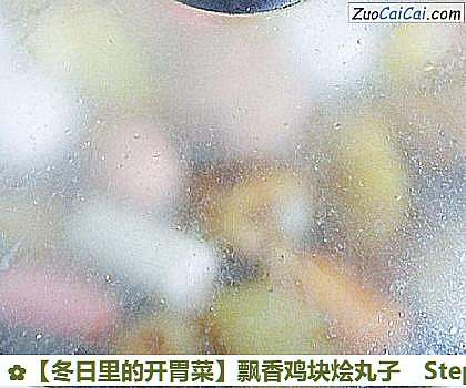 ［冬日里的开胃菜］飘香鸡块烩丸子做法第十二步骤