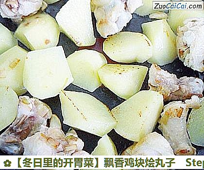 ［冬日里的开胃菜］飘香鸡块烩丸子做法第九步骤