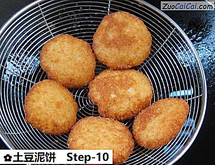 土豆泥饼做法第十步骤