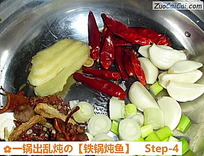 铁锅炖鱼做法第四步骤
