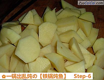 铁锅炖鱼做法第六步骤