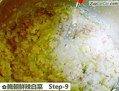 腌朝鲜辣白菜做法第九步骤
