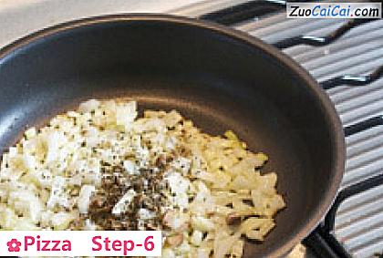 Pizza做法第六步骤