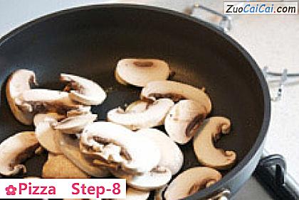 Pizza做法第八步骤