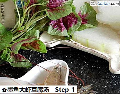 墨鱼大虾豆腐汤做法第一步骤