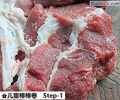 儿童棒棒卷做法第一步骤