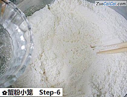 蟹粉小笼做法第六步骤