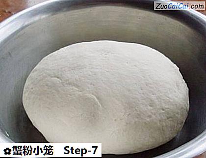 蟹粉小笼做法第七步骤