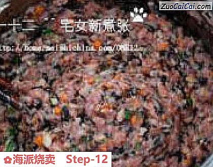 海派烧卖做法第十二步骤