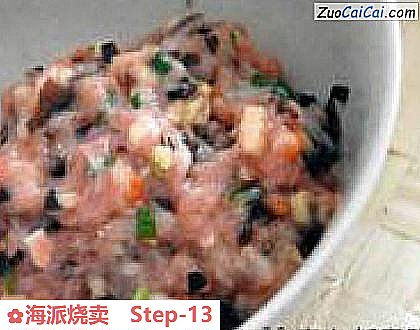 海派烧卖做法第十三步骤