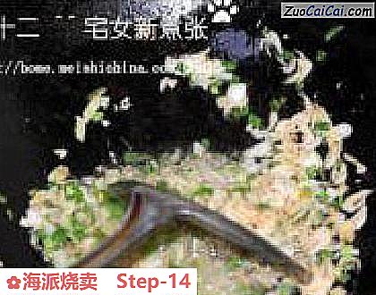 海派烧卖做法第十四步骤