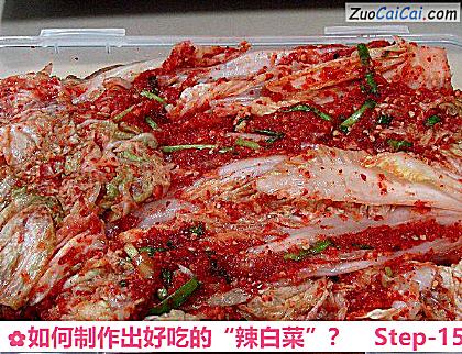 如何制作出好吃的“辣白菜”？做法第十五步骤