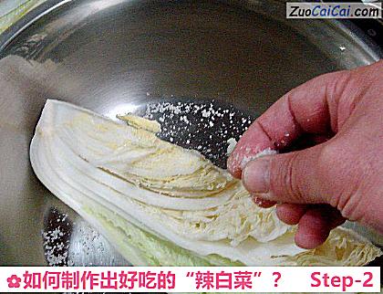 如何制作出好吃的“辣白菜”？做法第二步骤