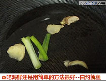 白灼鱿鱼做法第五步骤