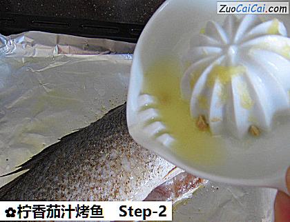 柠香茄汁烤鱼做法第二步骤